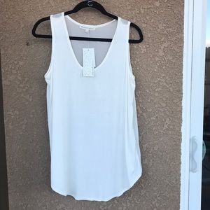 NWT Daniel Rainn Ivory Tank Top size Medium